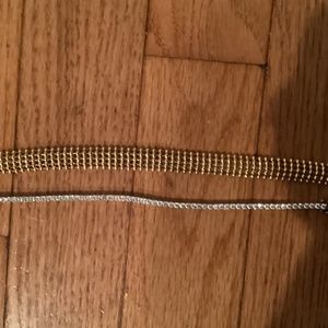 Sterling silver and cubic zirconia tennis bracelet